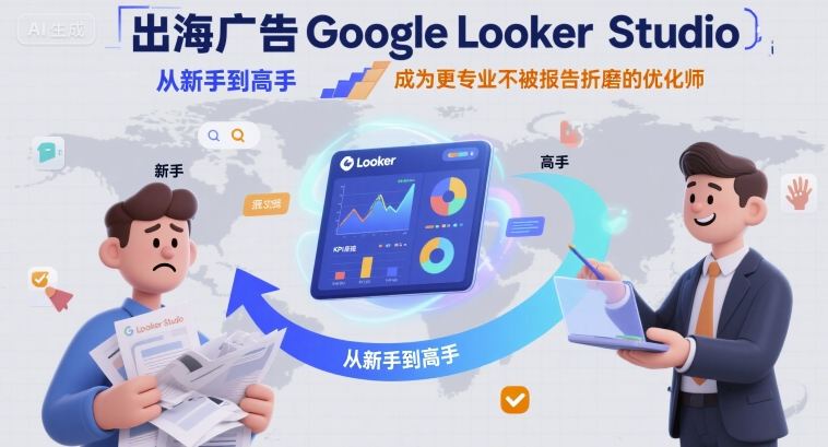 出海广告Google Looker Studio从新手到高手,成为更专业不被报告折磨的优化师插图 出海广告Google Looker Studio从新手到高手,成为更专业不被报告折磨的优化师