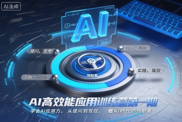 AI高效能应用训练营第一期,学会AI应用力,从提问到驾驭,做AI时代的领航者(更新)插图 AI高效能应用训练营第一期,学会AI应用力,从提问到驾驭,做AI时代的领航者(更新)